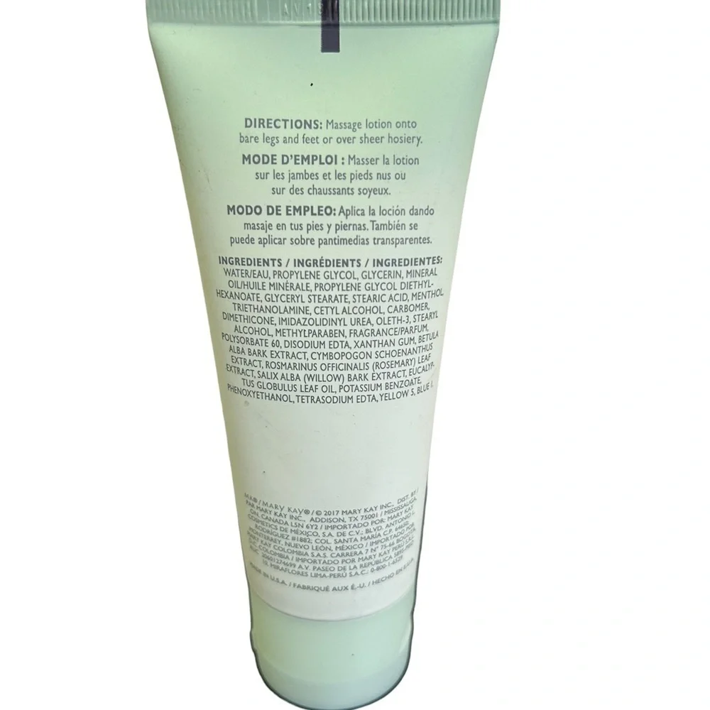 Mary Kay Mint Bliss Energizing Lotion for Feet & Legs • Never Used • 3OZ